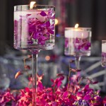 ideia de arranjo floral para festa de casamento