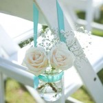 jarro de flores decoração de cerimonia de casamento